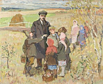 Ленин с детьми.