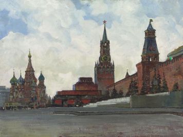 Облака над Кремлем.