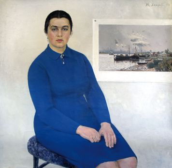 Портрет пианистки К.Н. Солодовой.